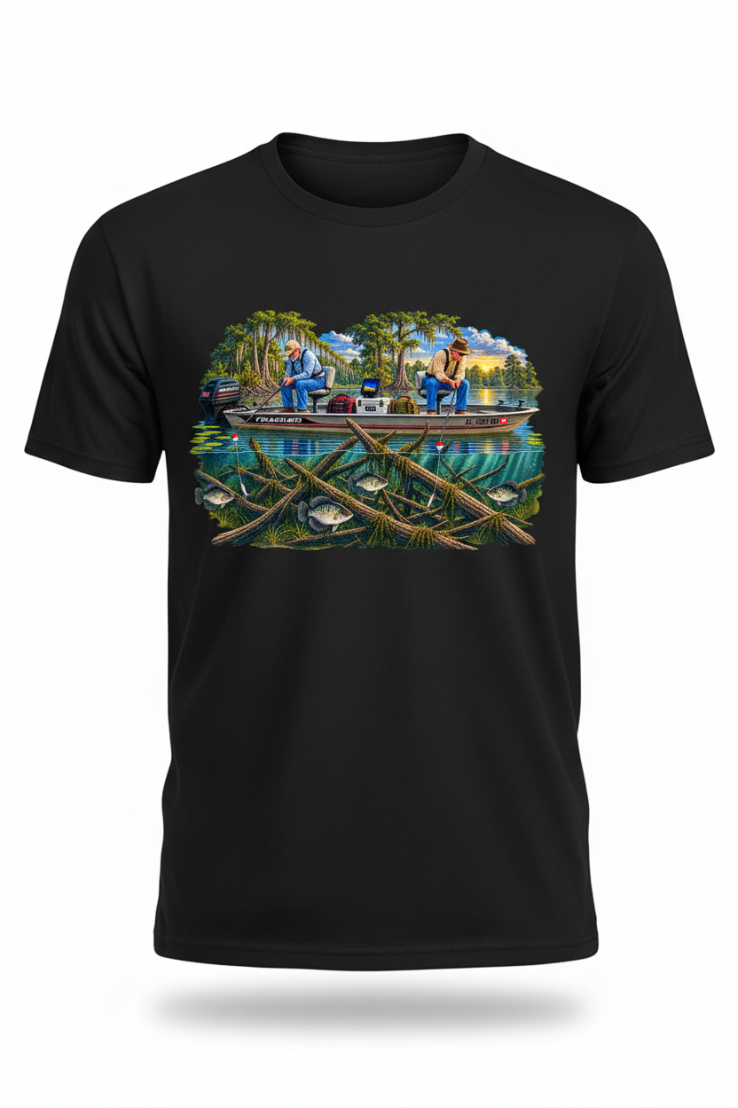 Fishing T-Shirt Gift Guide for Crappie, Bream and Angler Fans