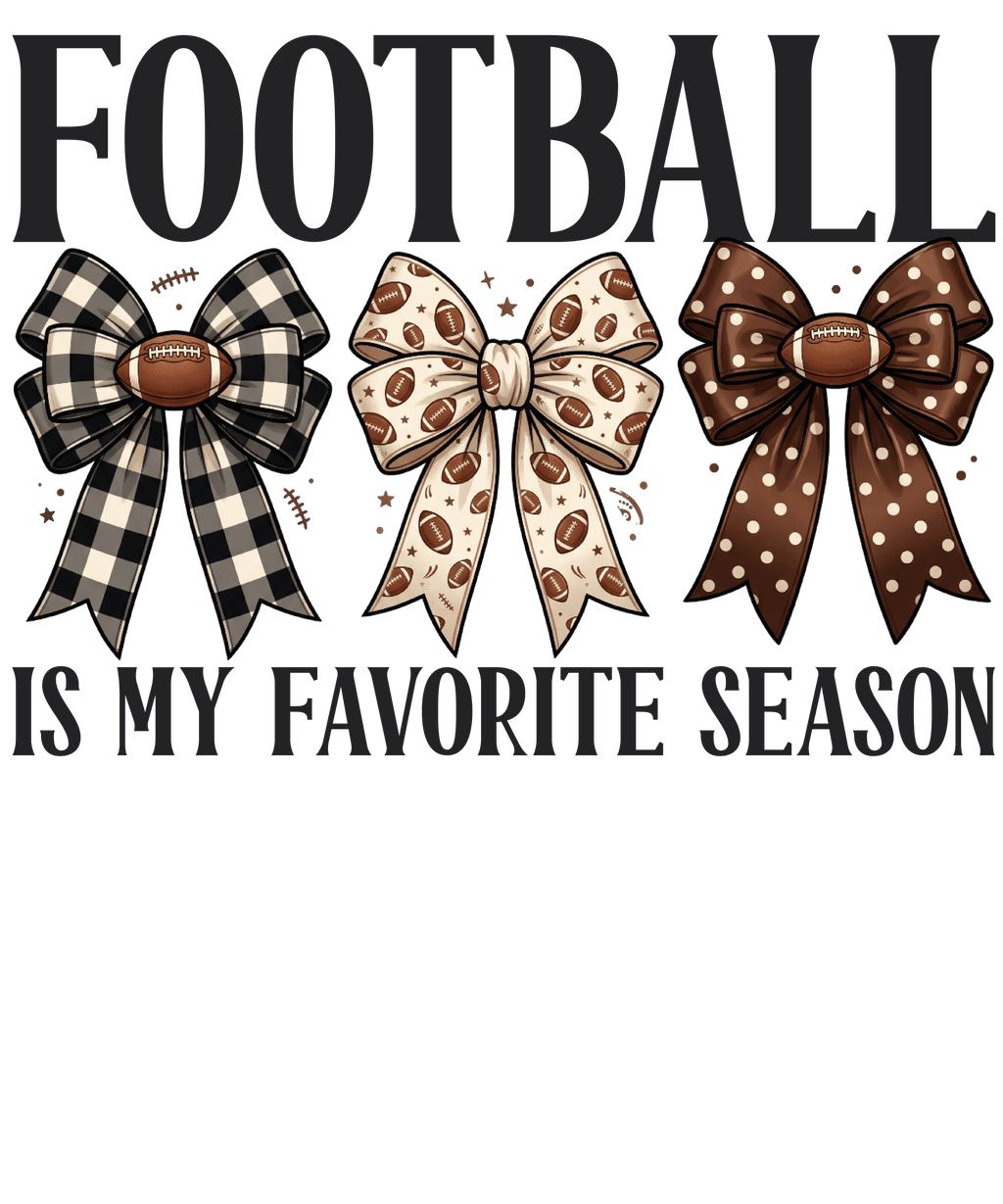 Football Is My Favorite Season T-Shirt – Game Day DTF Print
