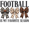 Football Is My Favorite Season T-Shirt – Game Day DTF Print