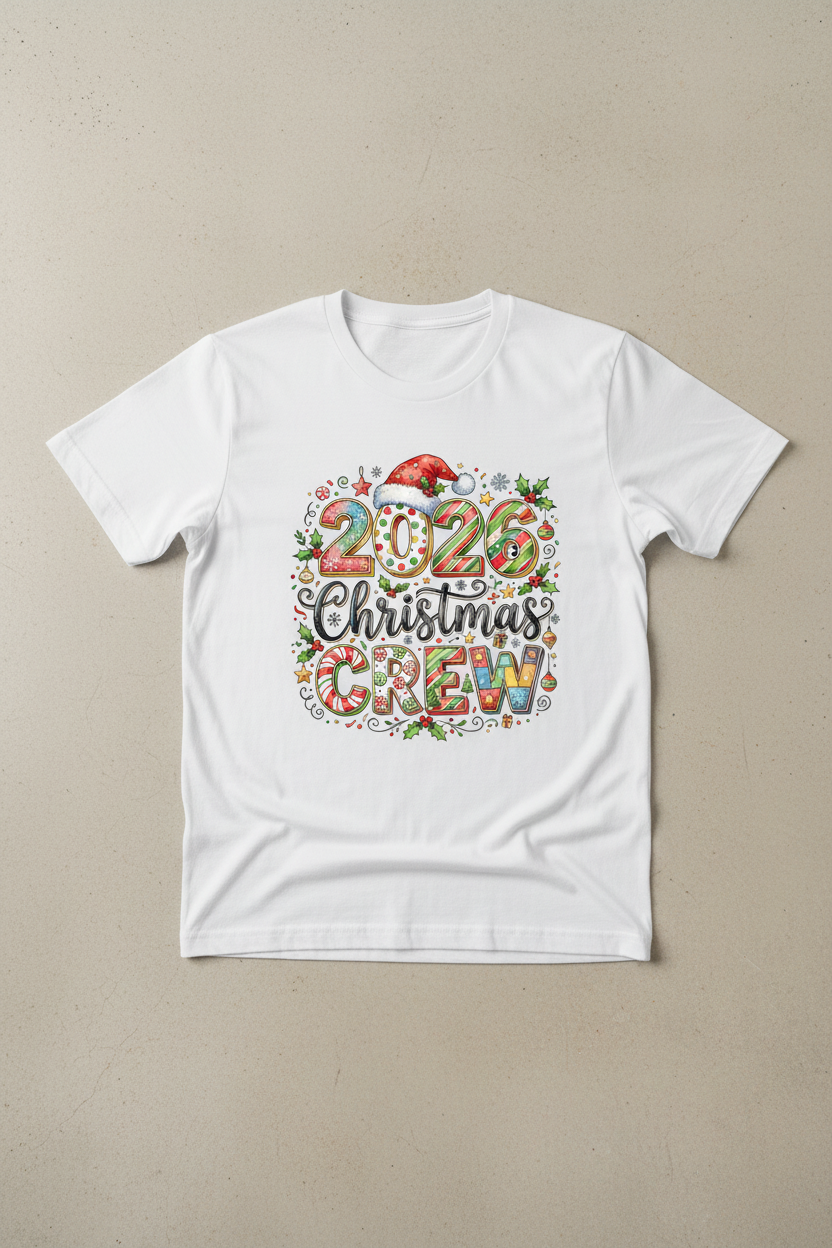 2026 Christmas Crew Flat Lay