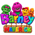 Barney & Friends Maverick Toddler T-Shirt – Colorful Dinosaur Name Design | DTF Print
