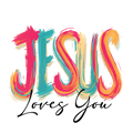 Jesus Loves You T-Shirt – Christian Faith DTF Print