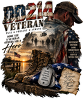 DD214 Veteran T-Shirt – Service Pride Graphic | DTF Print