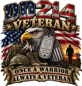 DD214 Veteran T-Shirt – Military Legacy Graphic | DTF Print