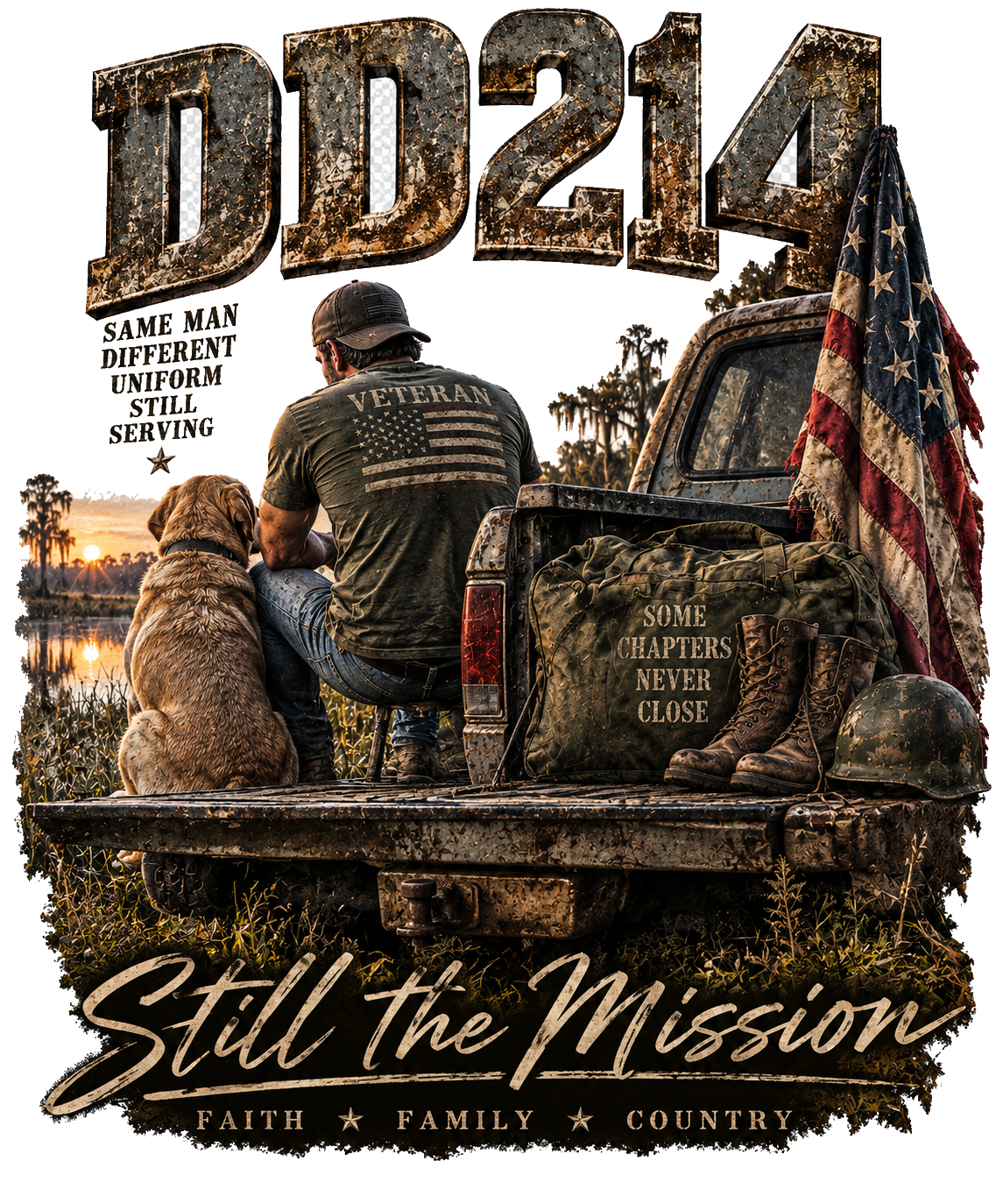DD214 Veteran T-Shirt – Military Service Tribute | DTF Print