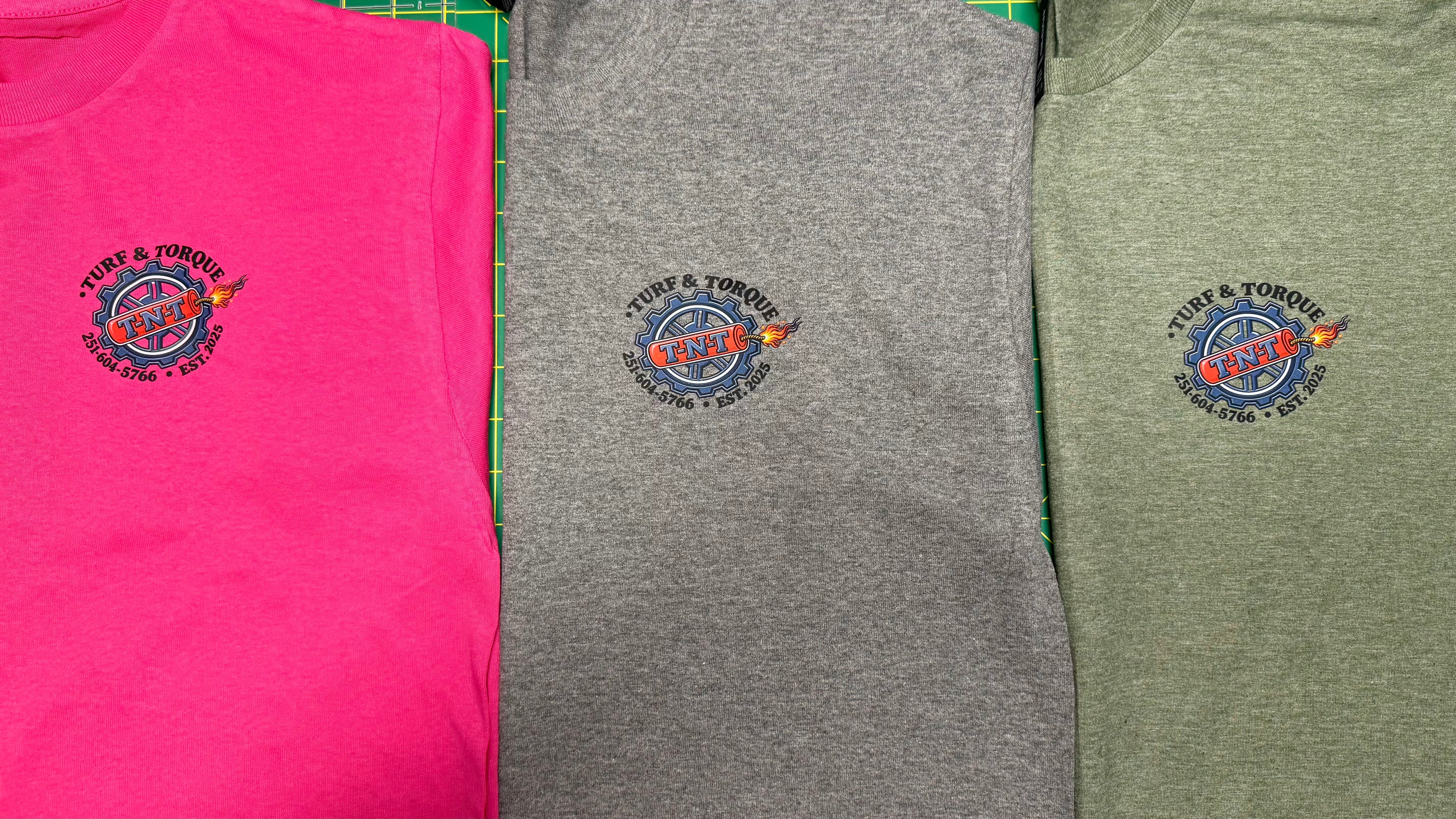 DTF Apparel, custom designs, and logos