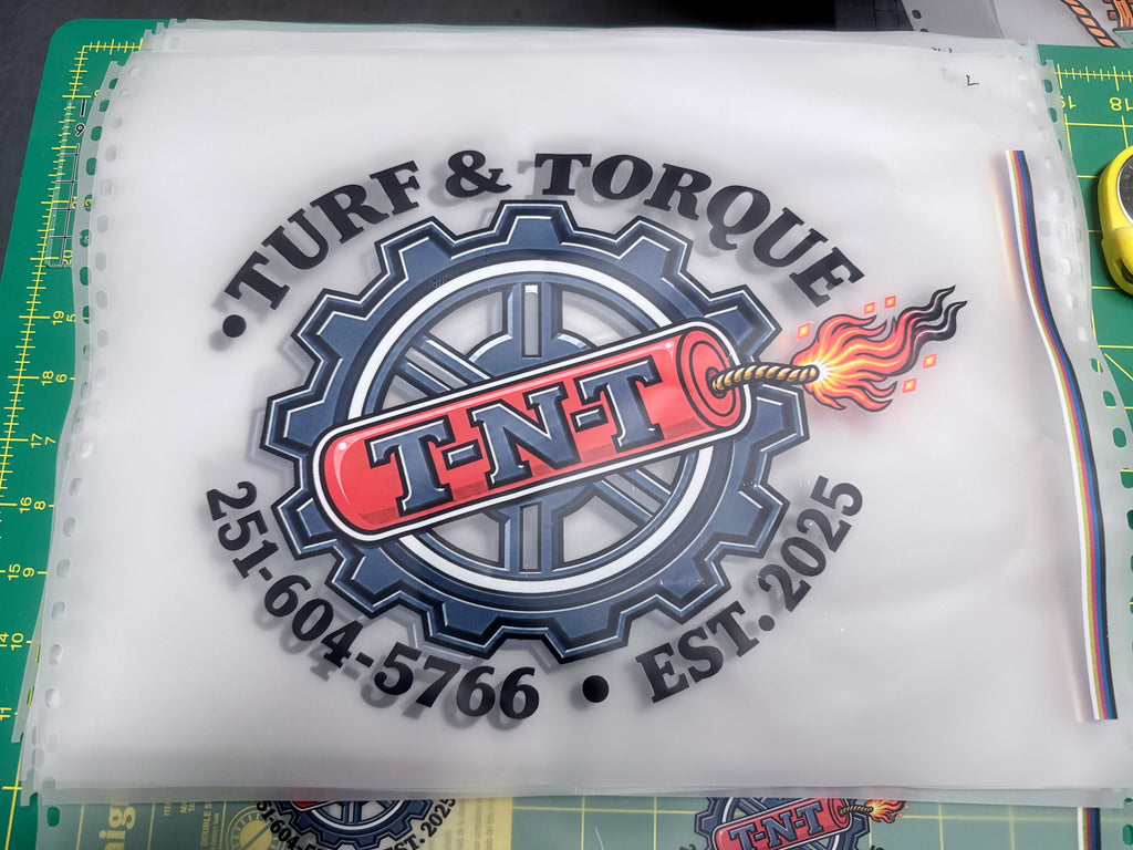 DTF Apparel, custom designs, and logos