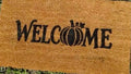 Pumpkin Welcome Coir Door Mat