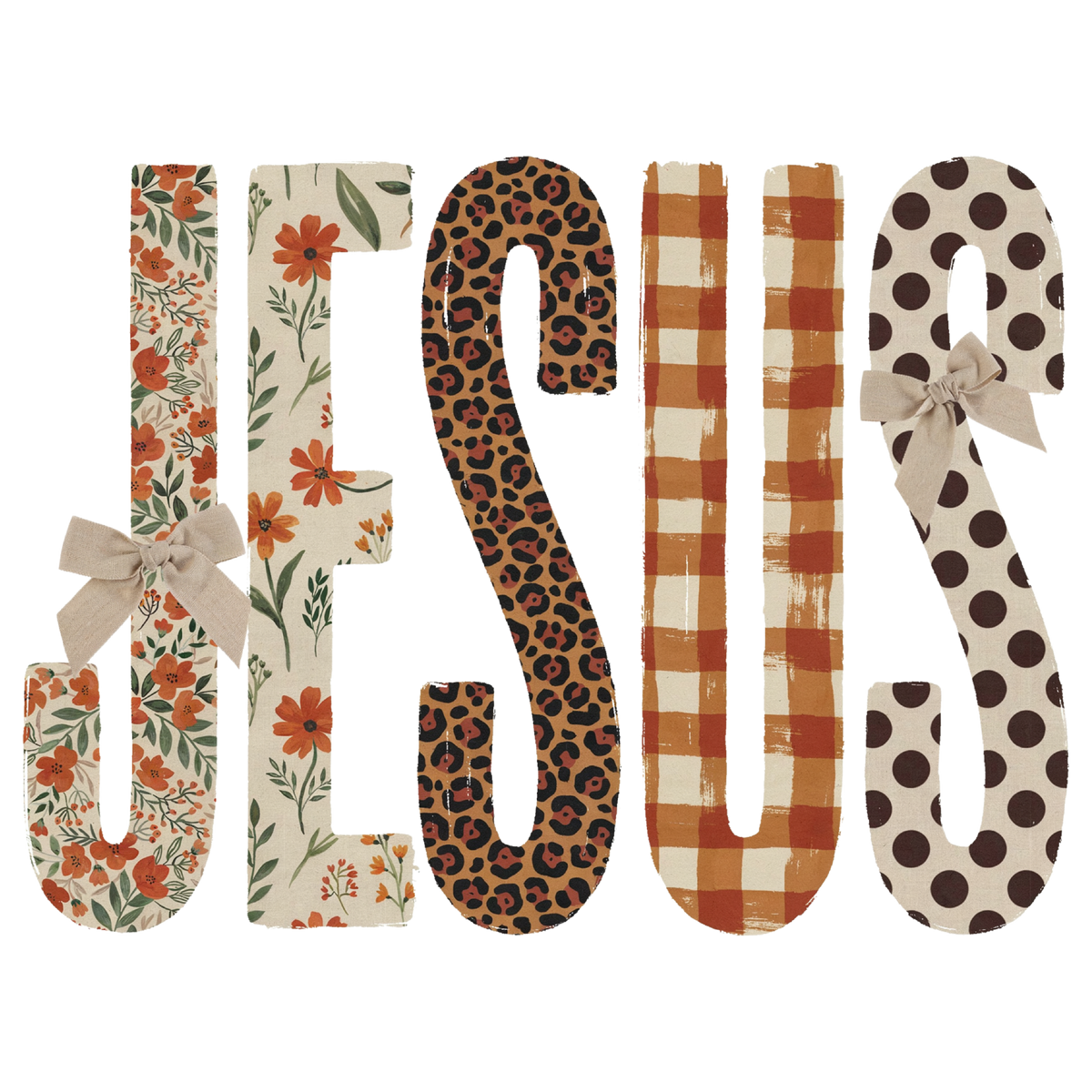 Jesus Fall T-Shirt – Christian Autumn Faith DTF Print
