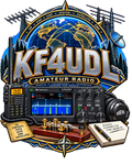 KF4UDL Amateur Radio T-Shirt – DTF Print