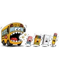School Bus Teeth T-Shirt – Funny Teacher and Bus Driver Gift DTF Print
