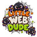 Little Web Dude Toddler T-Shirt – Cute Spider Halloween Design | DTF Print