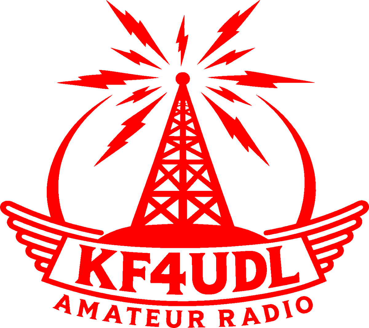 Ham Radio Vinyl Decal – Amateur Radio Operator Design | 6 × 5 Inches