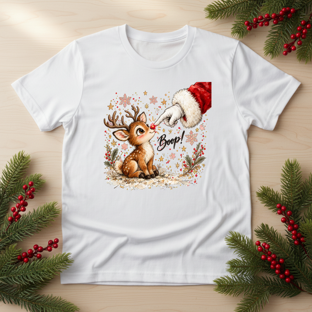 Baby Rudolph Flat Lay