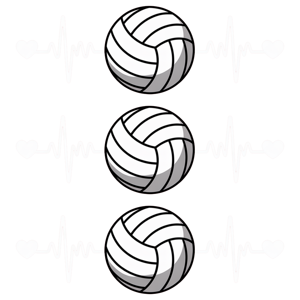 Volleyball T-Shirt – Volleyball Player and Fan DTF Print