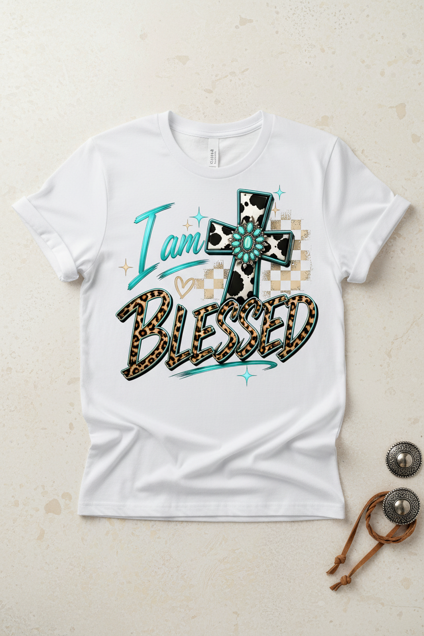 Blessed Cross Flat Lay