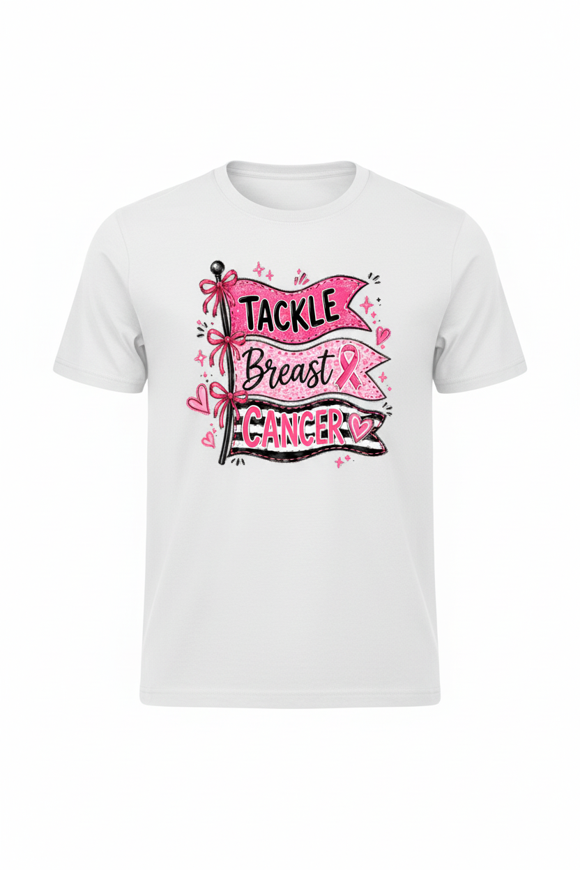 Breast Cancer Banner Ghost Mannequin
