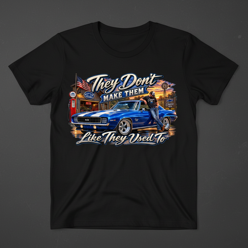 Camaro Classic Car Mockup