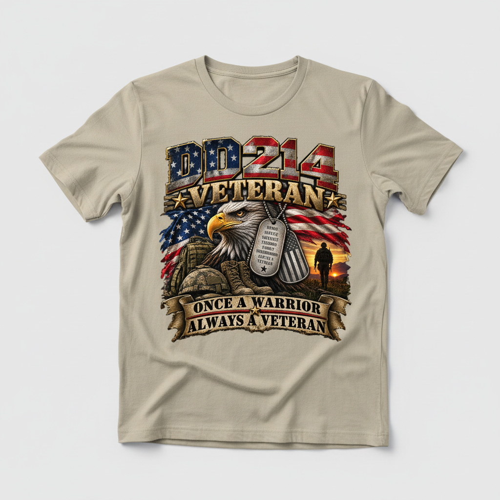 DD214 Military Legacy shirt mockup