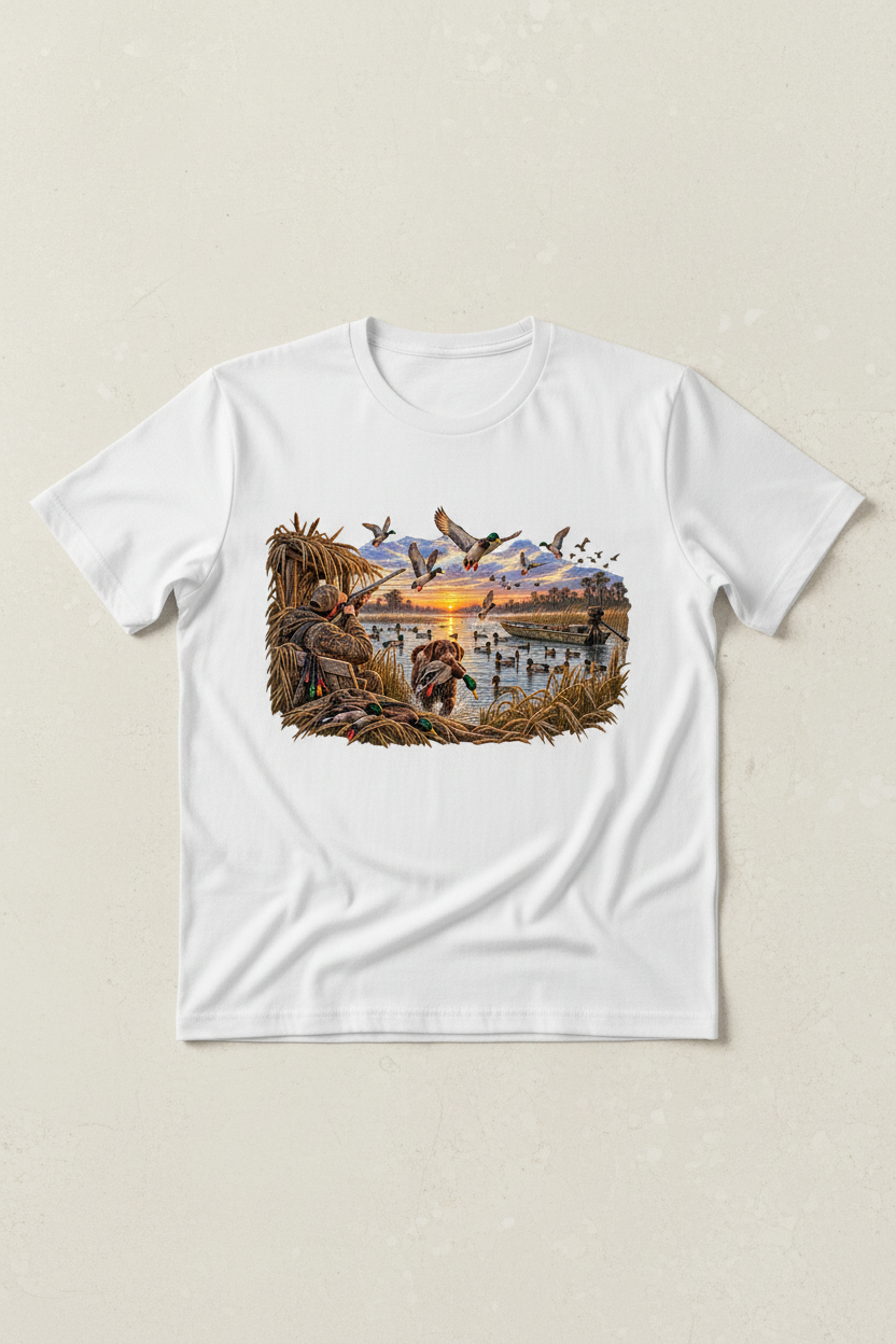 Duck Hunting Flat Lay