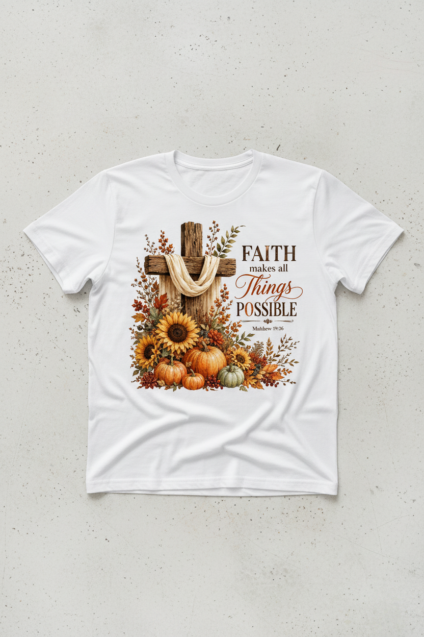 Faith Possible Flat Lay