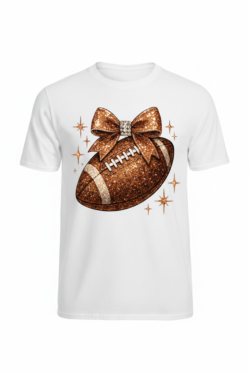 Glitter Football Ghost Mannequin