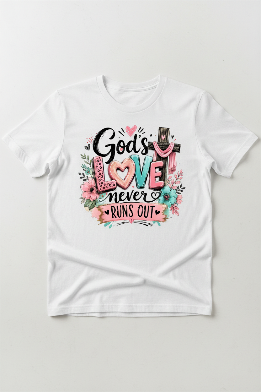 God's Love Flat Lay