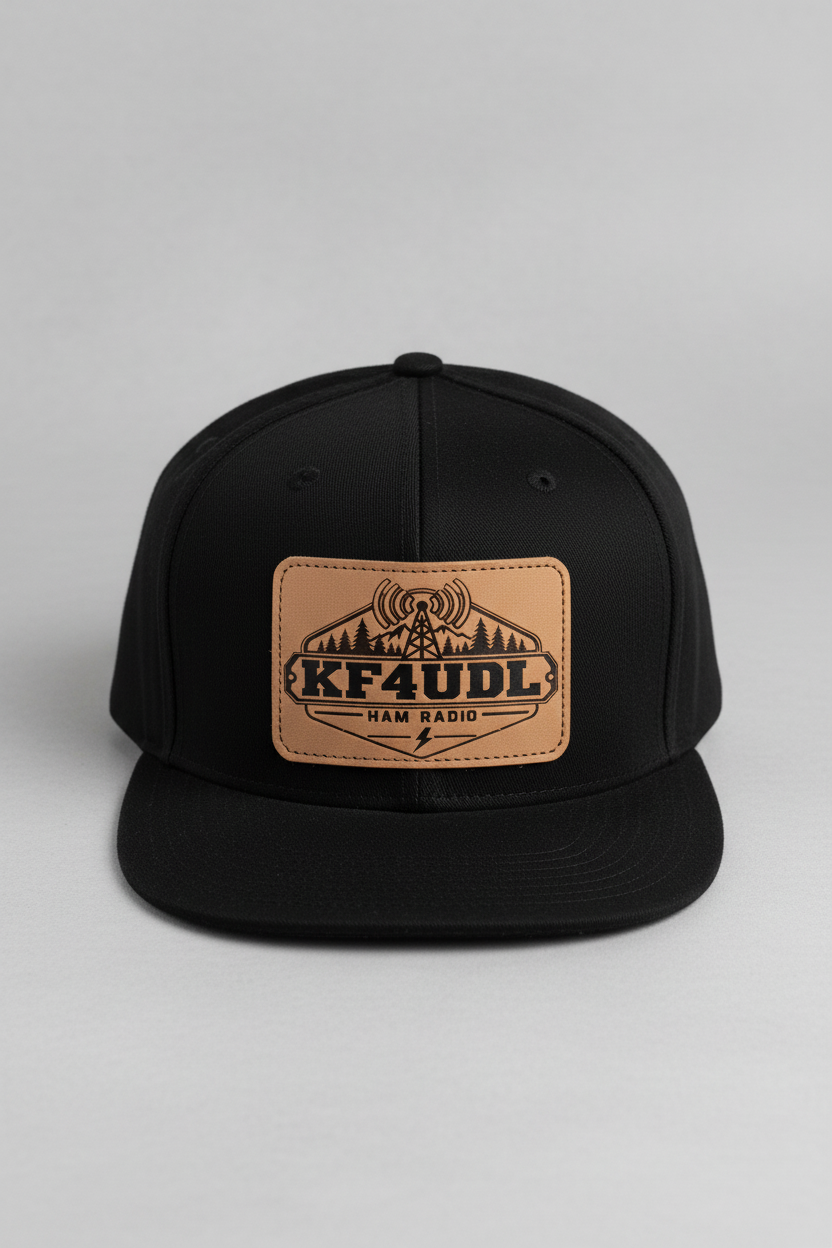 Ham Radio Hat Flat Lay