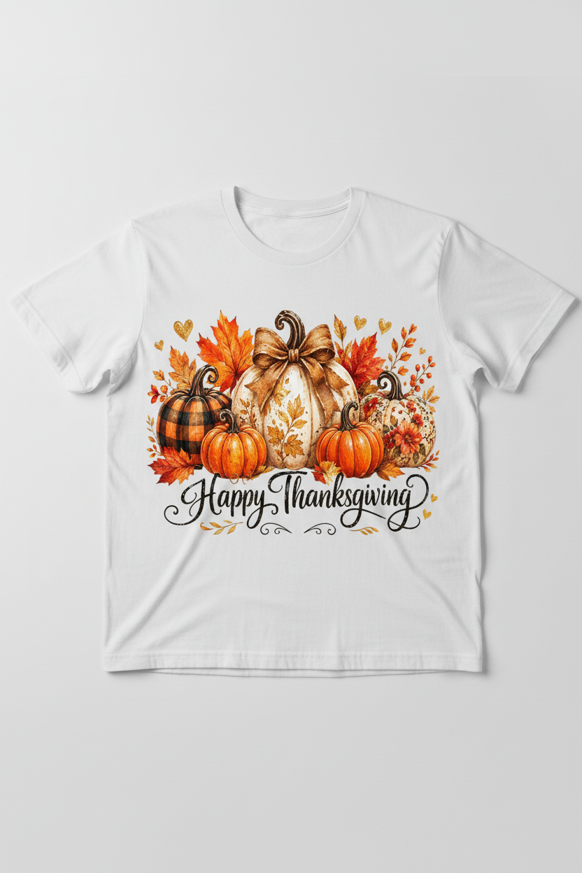 Happy Thanksgiving Flat Lay