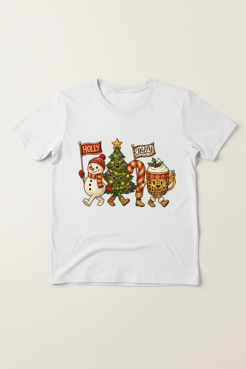 Holly Jolly Flat Lay
