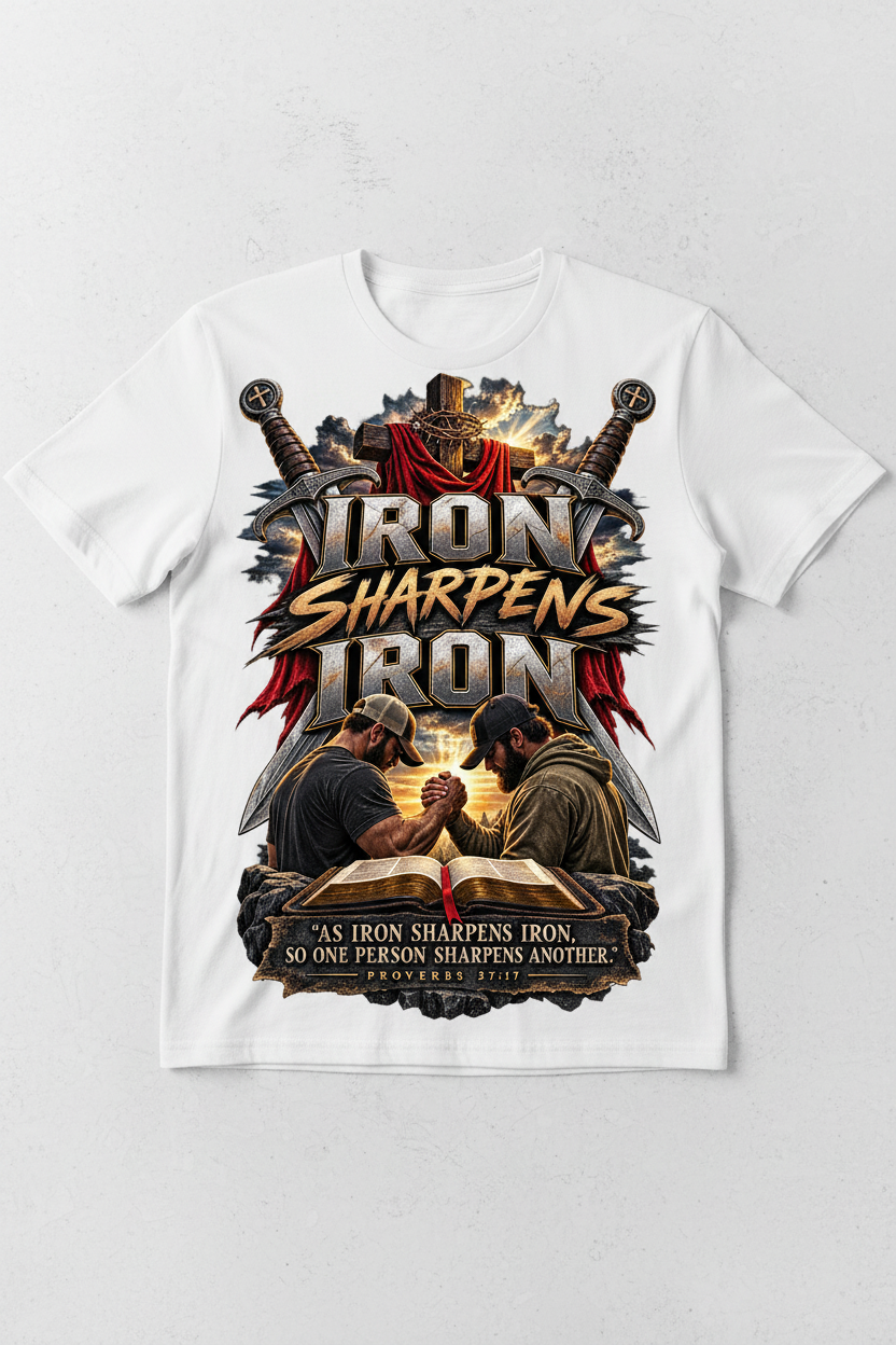 Iron Sharpens Iron Flat Lay