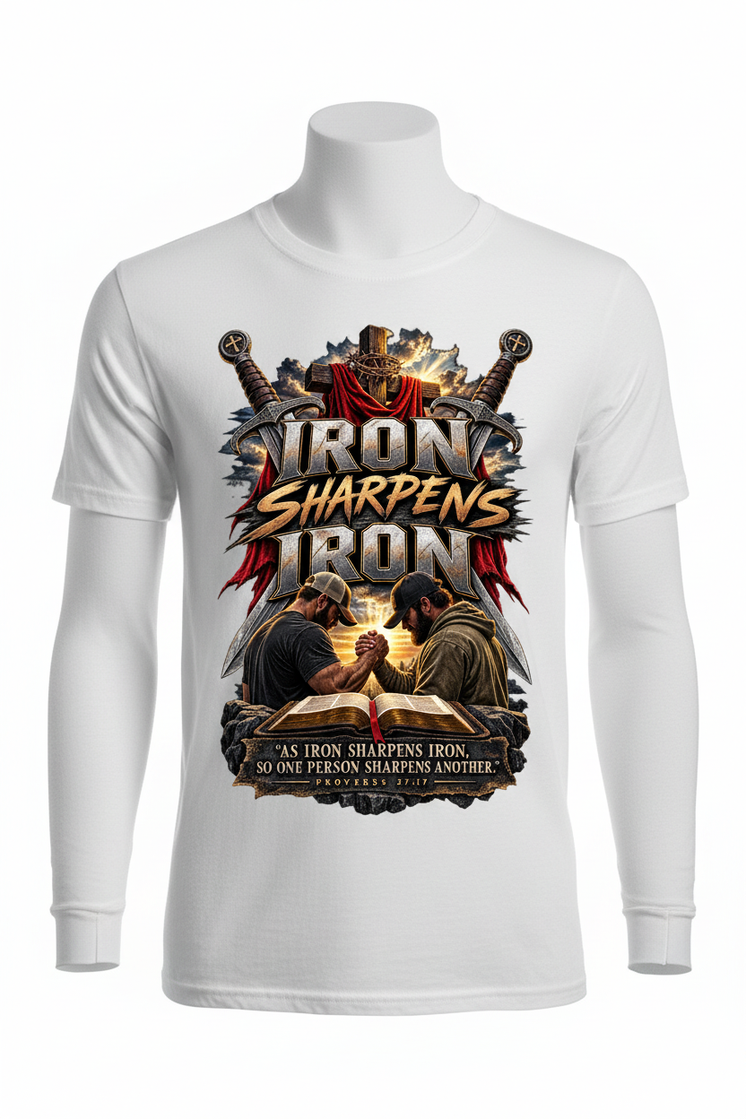 Iron Sharpens Iron Ghost Mannequin