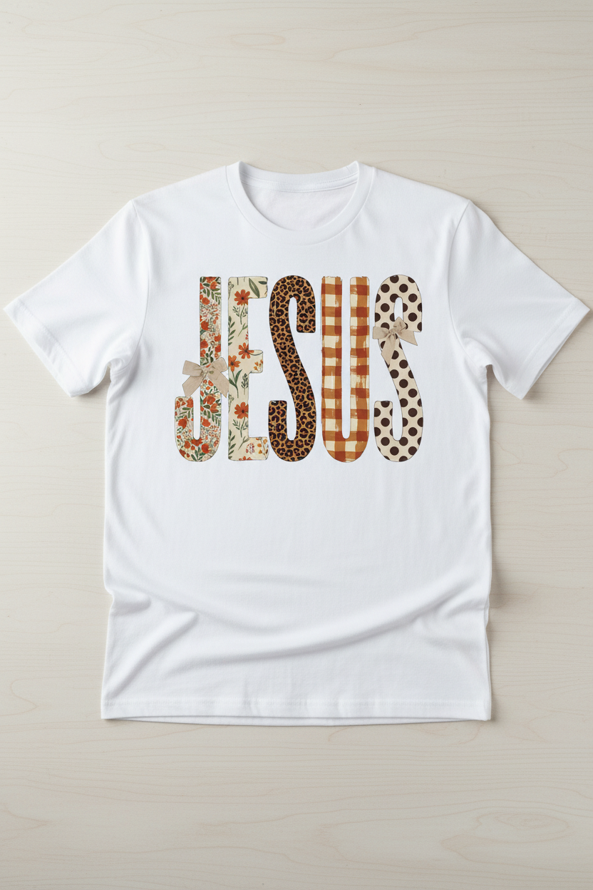 Jesus Fall Flat Lay