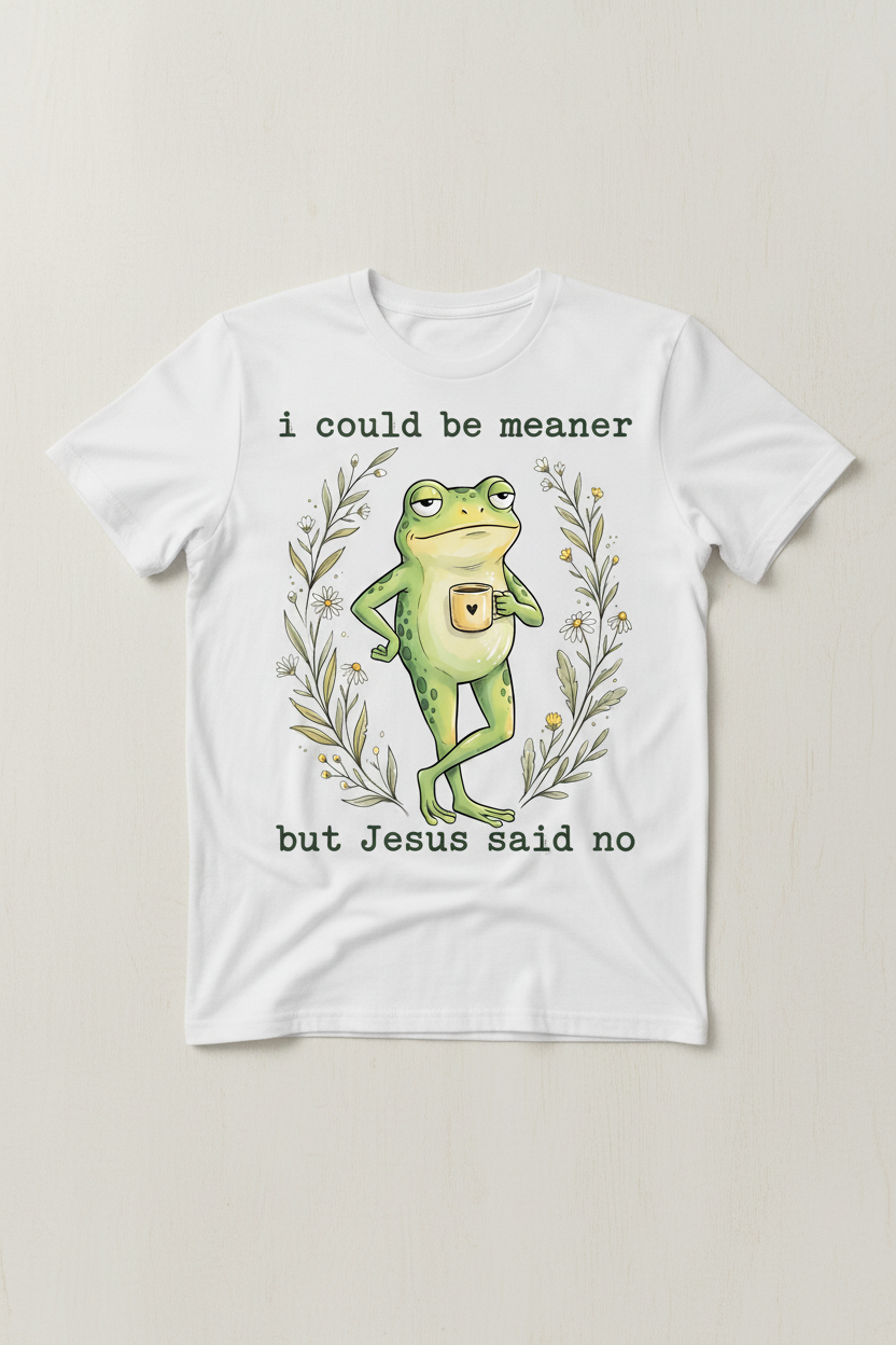 Meaner Frog Flat Lay