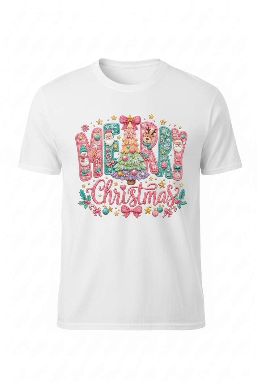 Merry Christmas Whimsical Ghost Mannequin