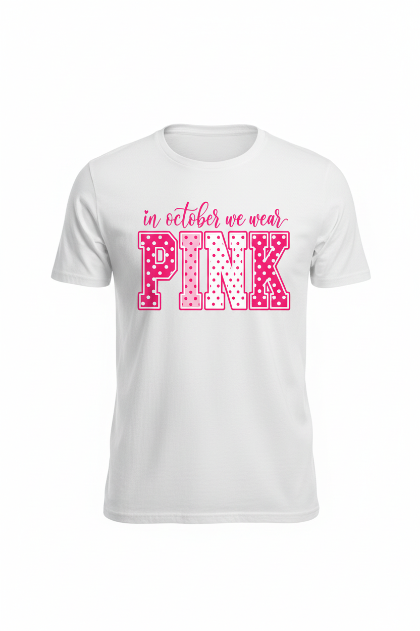 October We Wear Pink Ghost Mannequin
