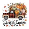 Pumpkin Season Truck T-Shirt – Fall Autumn DTF Print
