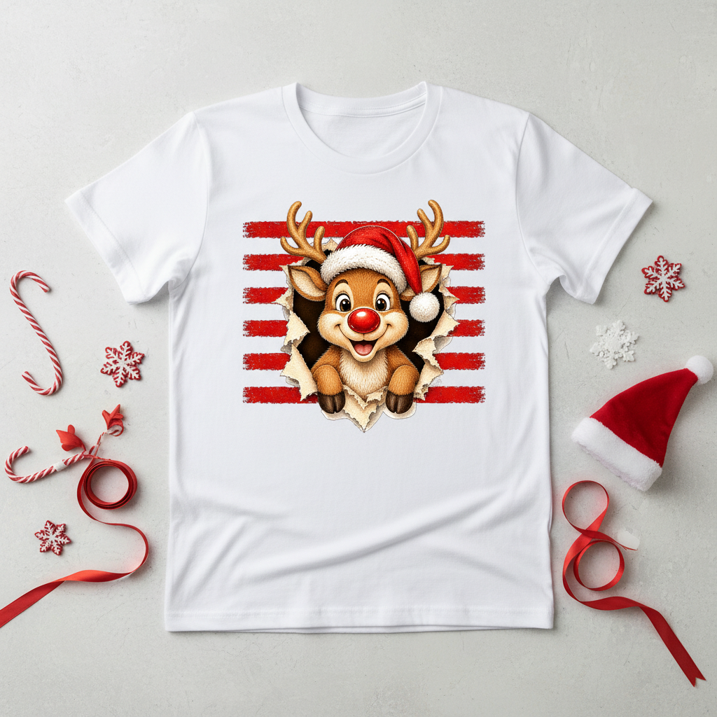 Rudolph Busting Flat Lay