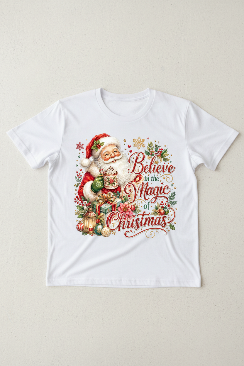 Santa Believe Flat Lay