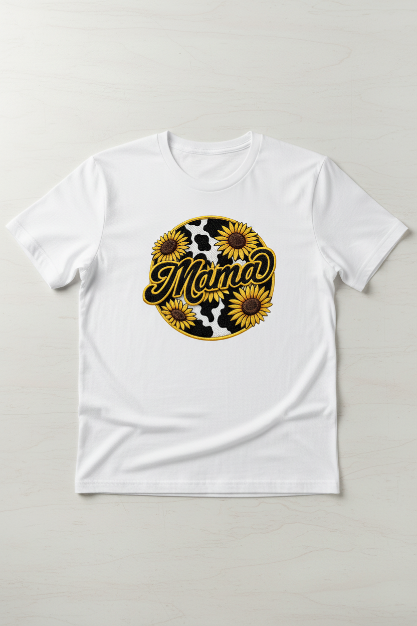 Sunflower Mama Flat Lay