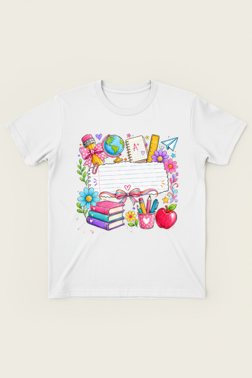 Teacher Custom Name Flat Lay