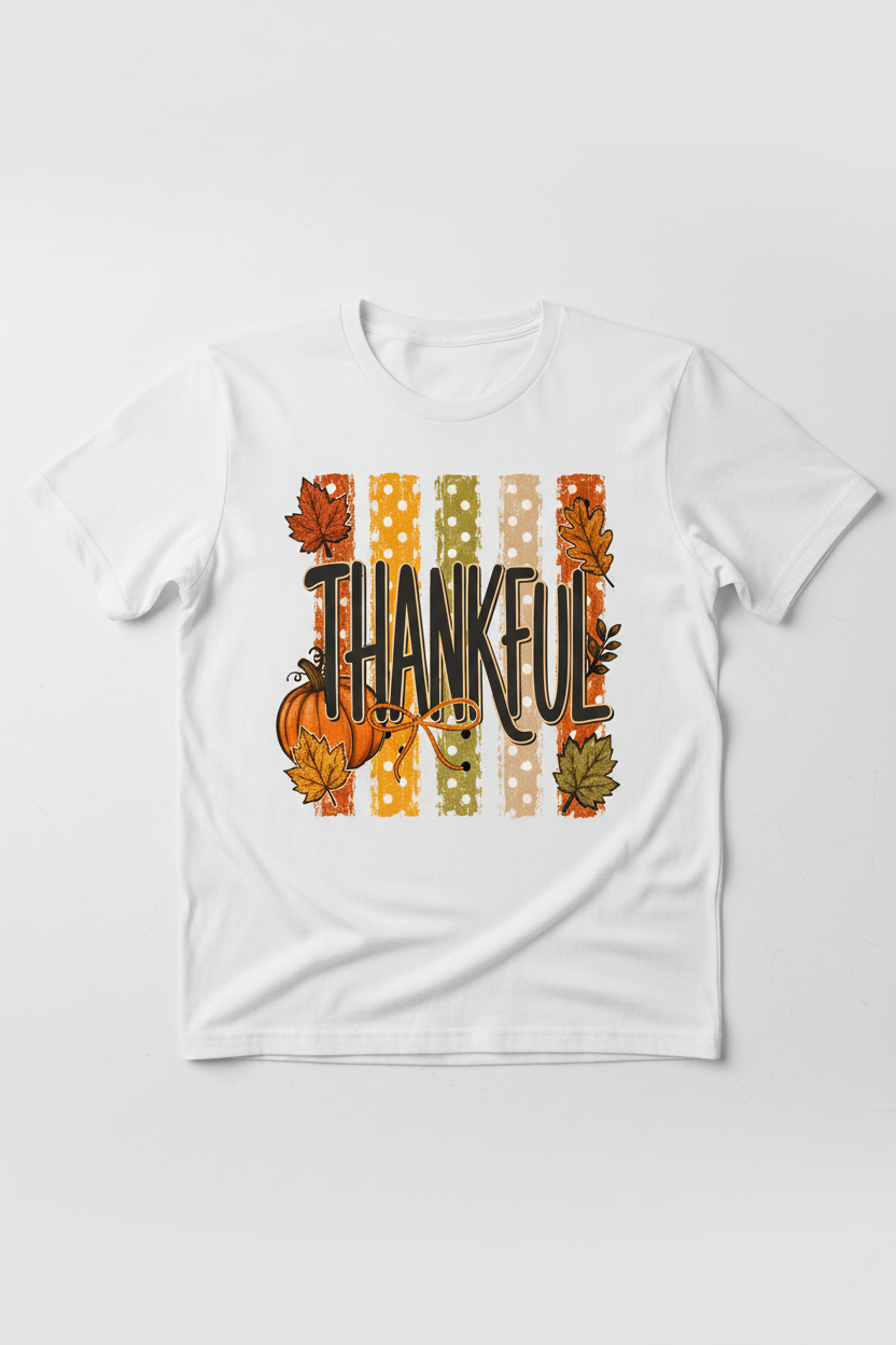 Thankful Pumpkin Flat Lay