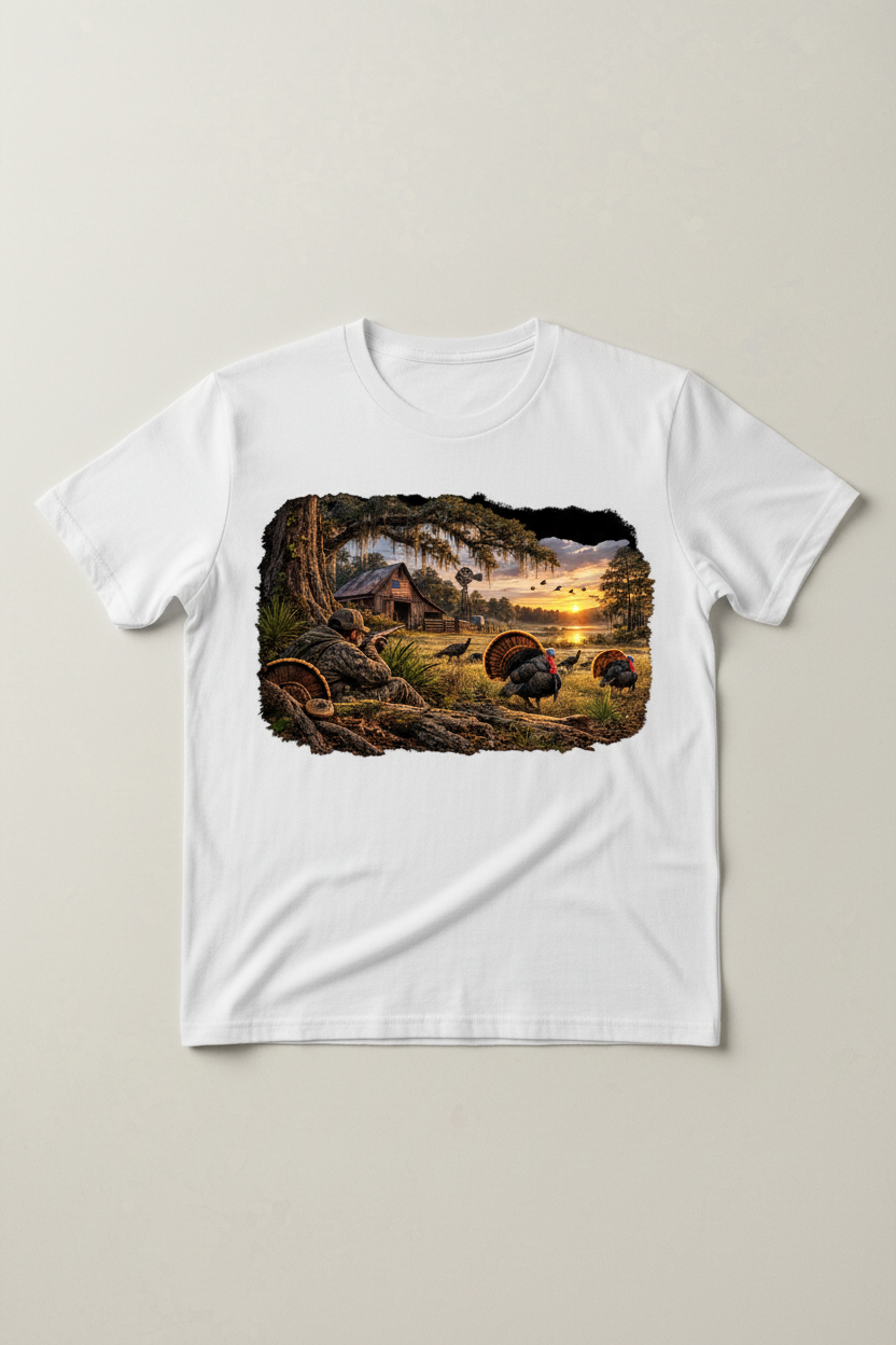 Turkey Hunting Flat Lay
