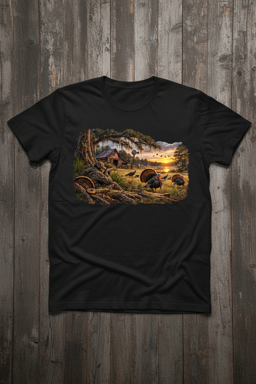 Turkey Hunting Flat Lay