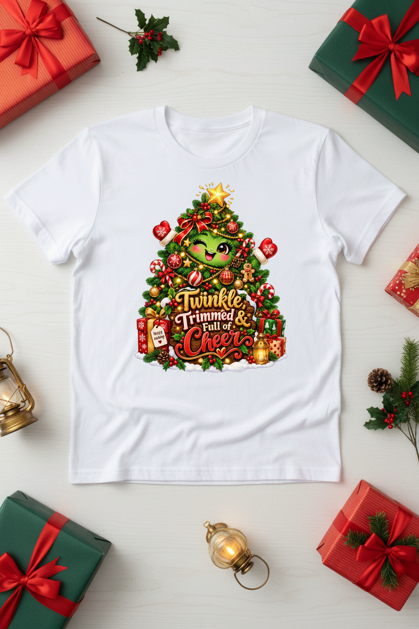 Twinkle Trimmed Flat Lay