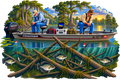 Vintage Crappie Fishing T-Shirt – Panfish Angler DTF Print