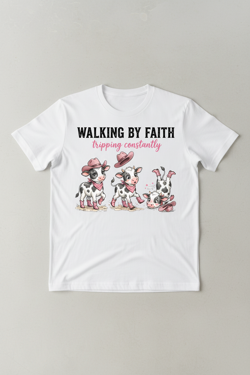 Walking by Faith Flat Lay